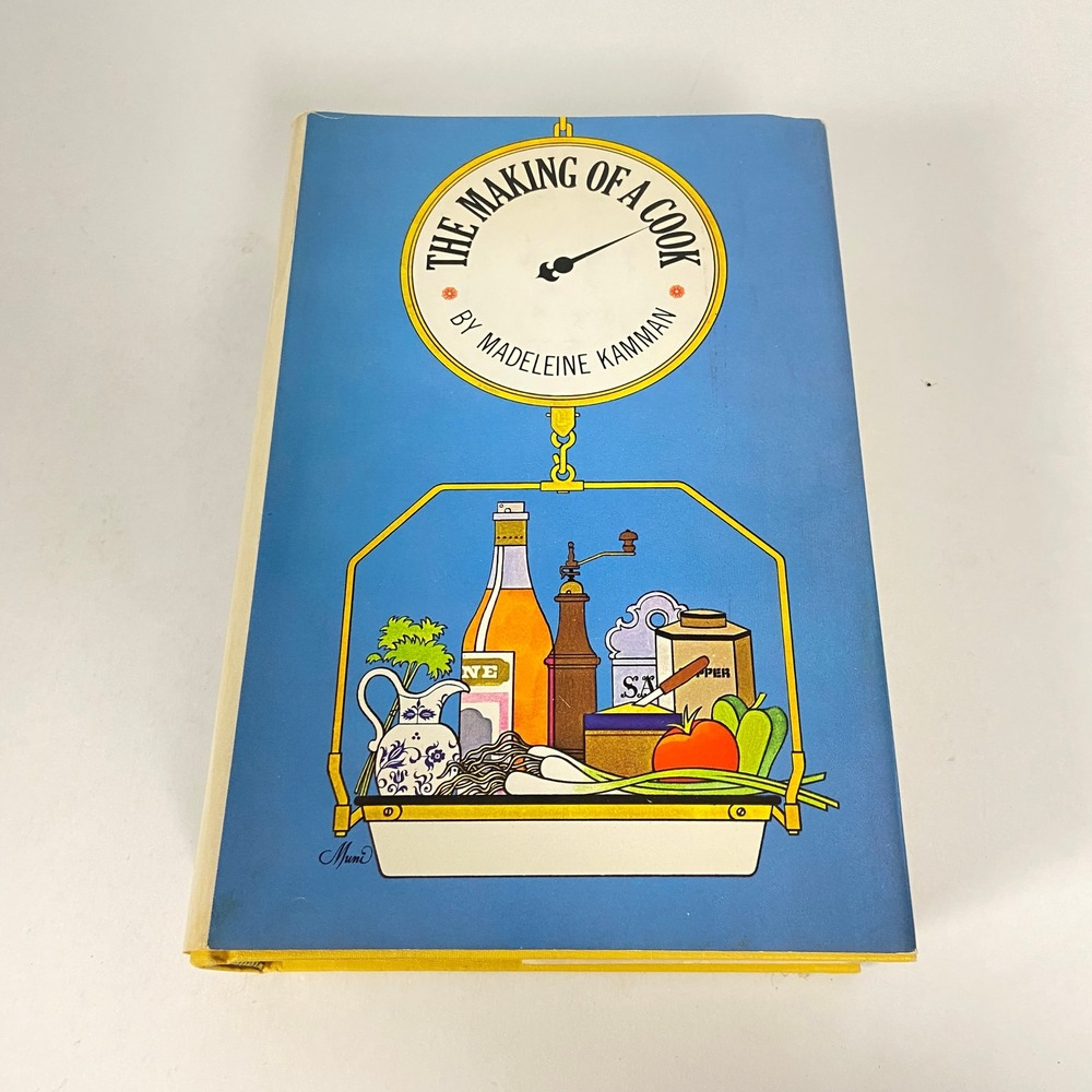 The Making of a Cook Madeleine Kamman 1971 Hardcover Vintage Cookbook Atheneum